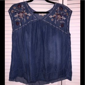 Cute Denim Blouse